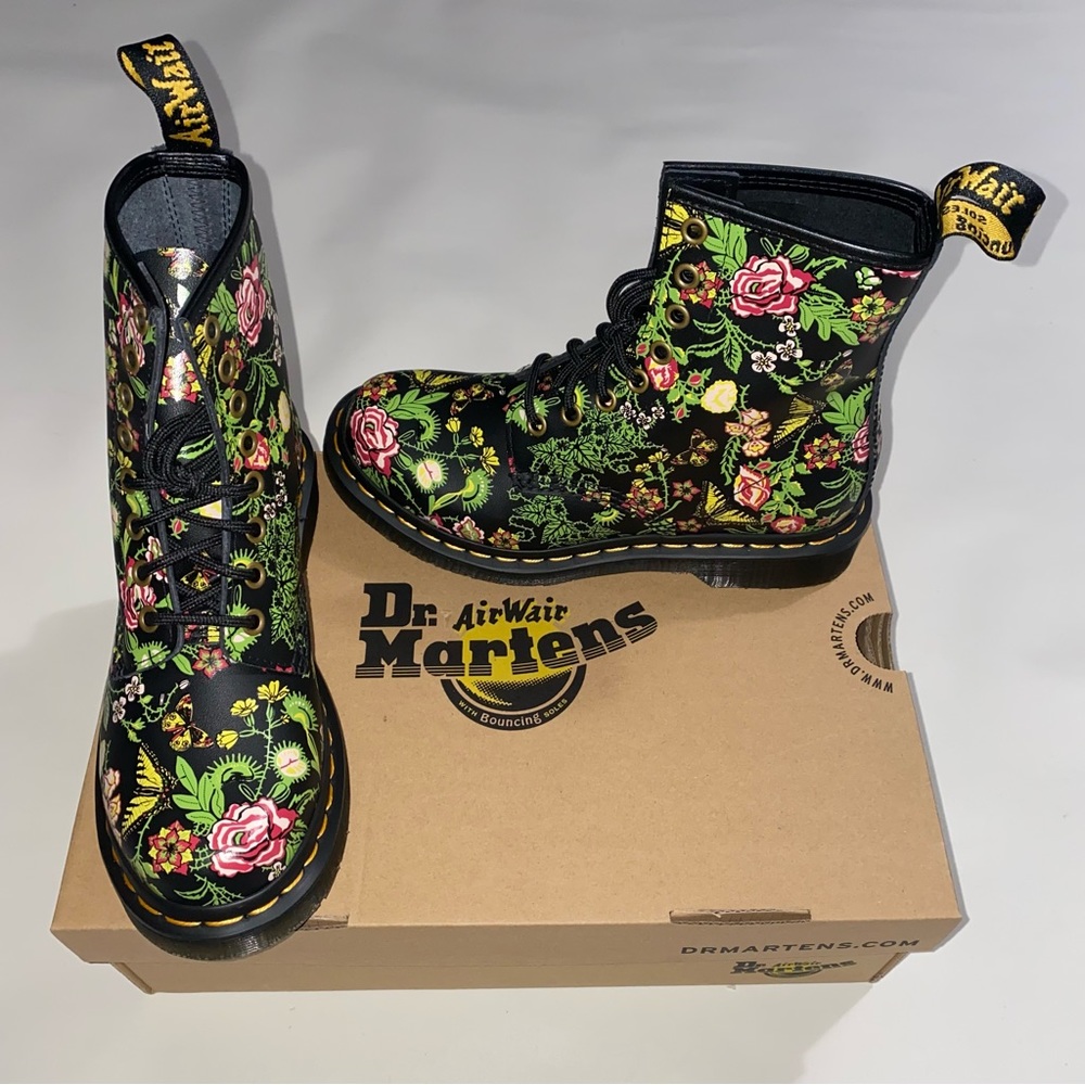 Dr. Martens 1460 Bloom Multi-coloured 27247001 Ladies Boots Women Boots Size 5
